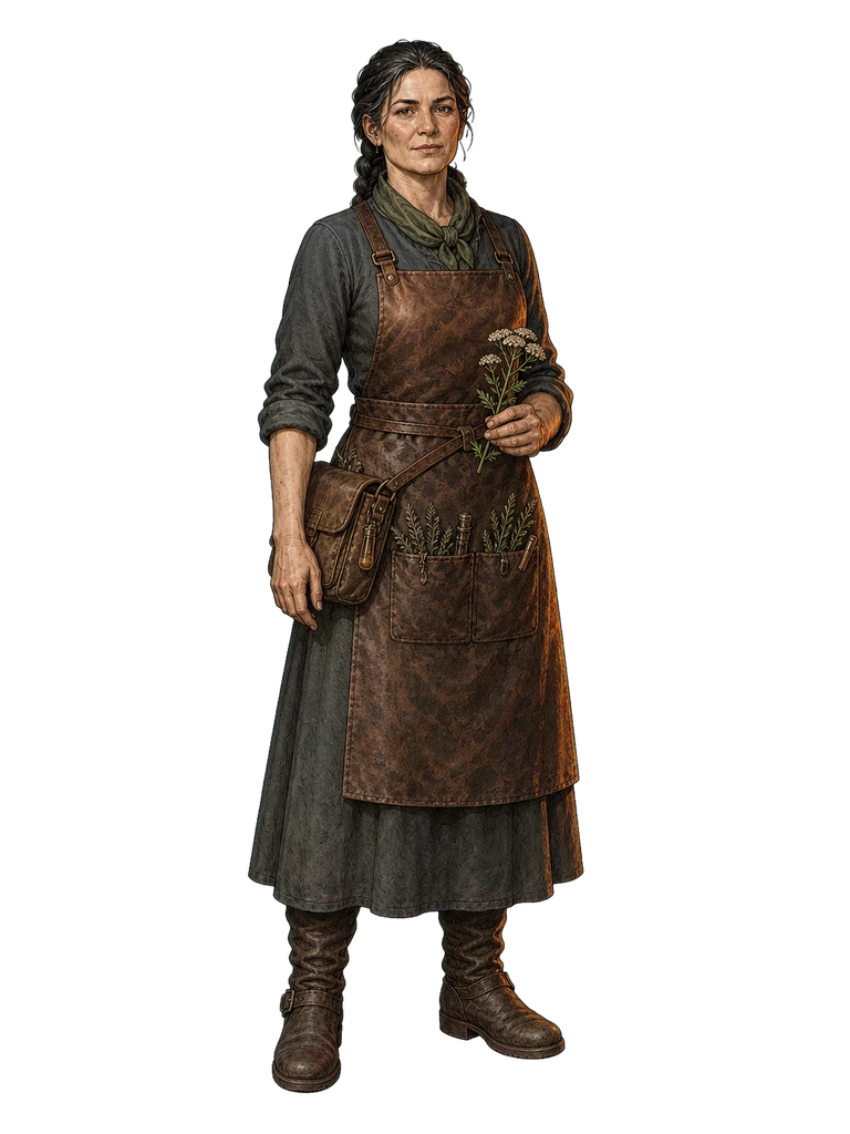 Portrait of Sabine Holt, Herbalist